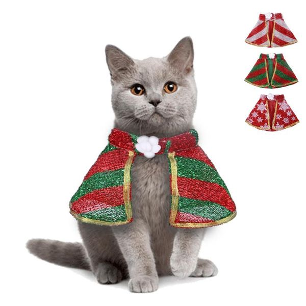 

cat costumes christmas dog warm clothes cape coat doggy apparel keep pet