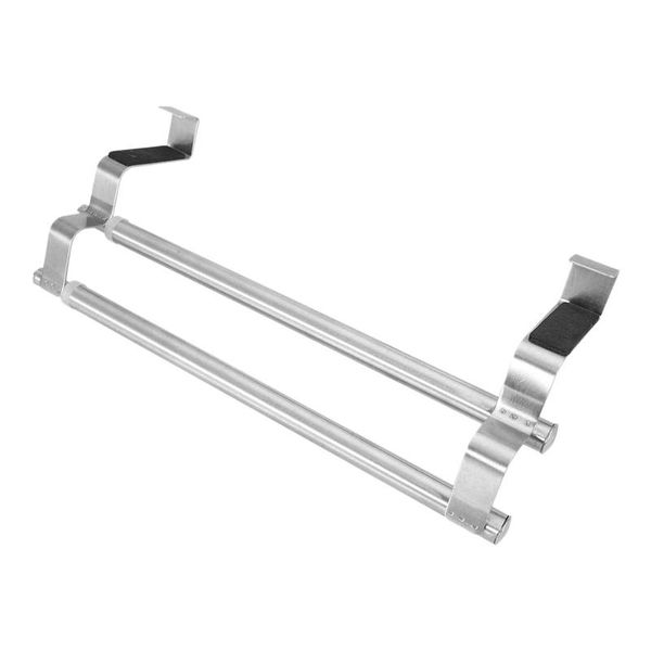 

towel racks retractable rack bath bar no drilling holder for bathroom supply (40cm double bar)