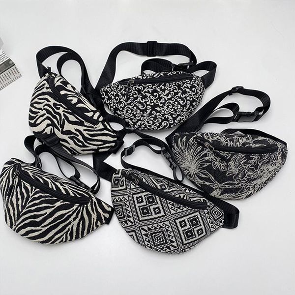 

waist bags gromd women's fanny pack luxury designer female shopper shoulder bag 2021 fashion brand canvas small handbag belt