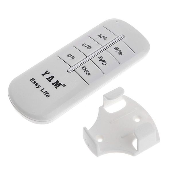 

smart home control 4 way on/off 220v wireless receiver lamp light remote switch