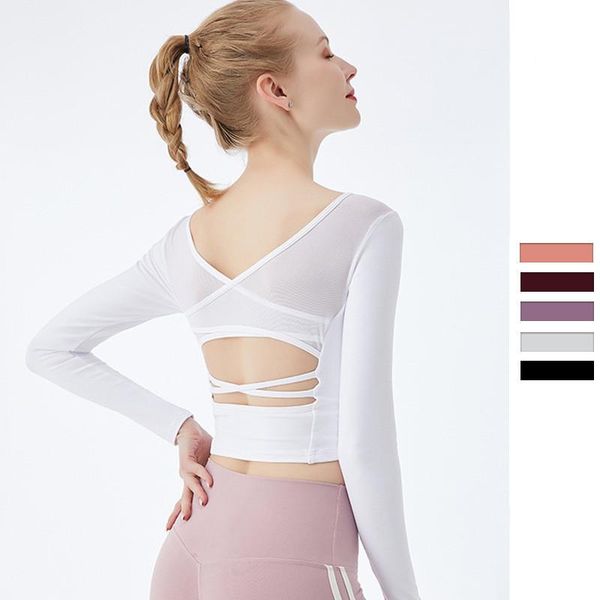 

spring and summer beauty back slim yoga clothes imitation cotton thickening fitness tight-fitting sports women outfit