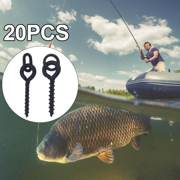 

boilie screw peg with ring swivel bait holder carp outdoor fishing accessories supplies tools