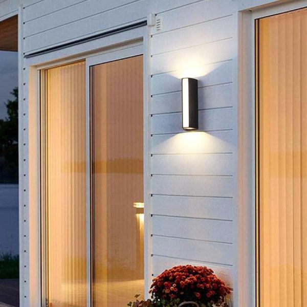 

wall light up down lamp outdoor indoor ip65 waterproof aluminum shell lamps