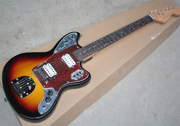 

the sunset color of the flying jaguar electric guitar can be changed and customized as required