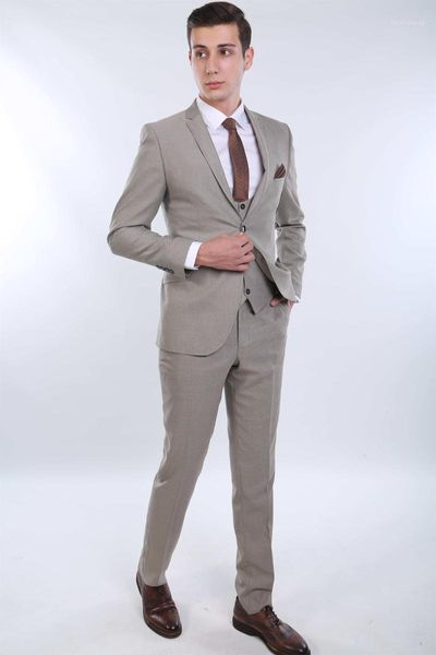 

men's jackets slim fit vest soil suit, Black;brown