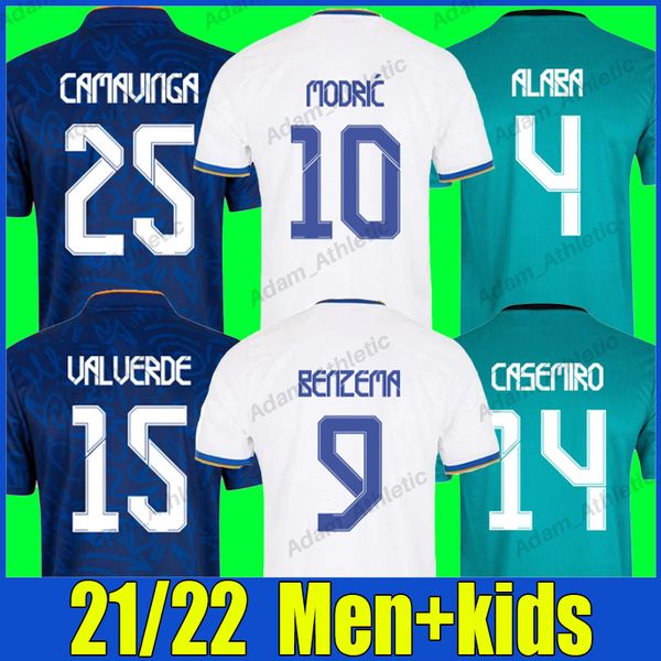 

real madrid modric soccer jerseys 21/22 player version casemiro alaba camavinga benzema football shirts rodrygo vini jr. kroos valverde d.ce, Black;yellow