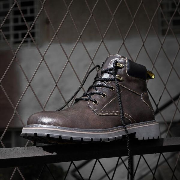 

boots shoes summer coturno for zapatos casual de winter ankle altas sport tactical thick handmade vintage hombre sole men high, Black