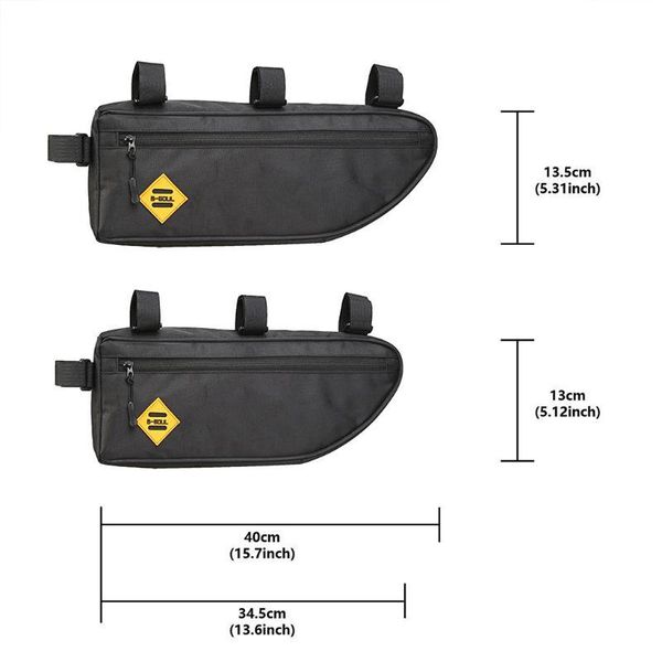 

cycling bags bicycle triangle bag front frame tube large capacity accessories