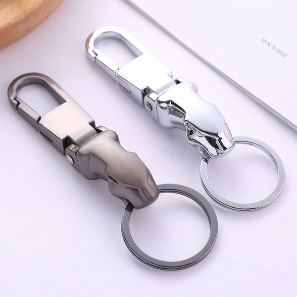 

keychains metal men's waist key ring creative car pendant small gift, Silver