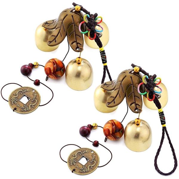 

lucky wind chimes bells hanging bells, good luck home garden terrace ornaments decorative objects & figurines