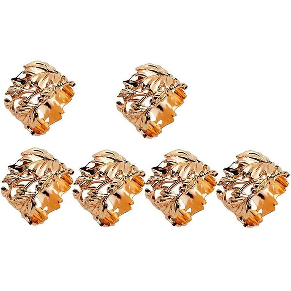 

napkin rings rings,leaf napkins set of 6 exquisite holders for easter,party,wedding dinner decor