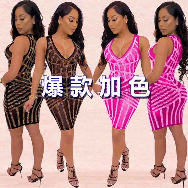 

casual dresses women's mh diamond dresses female autumn 2022hl1004, Black;gray
