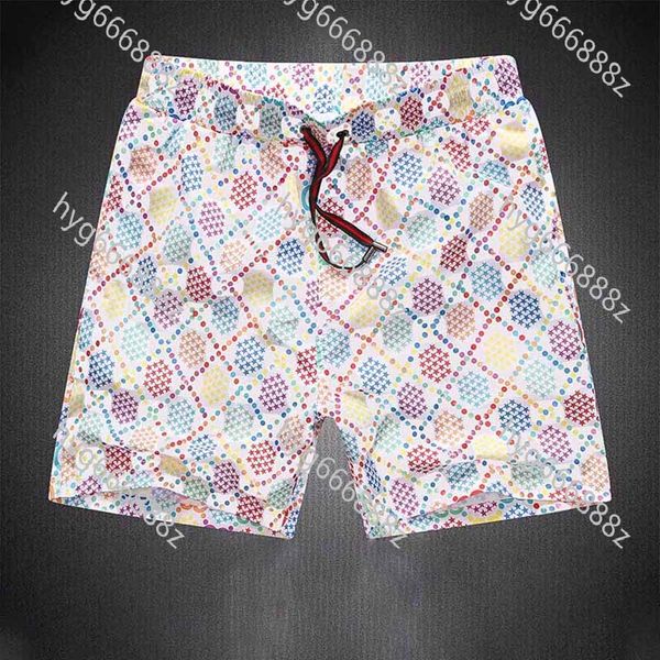

2022ss summer fashion men shorts quick drying swimwear printing board beach pants mens swim short size m-xxxl, White;black