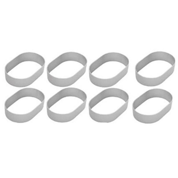 

aluminum alloy oval mousse cheese tart ring egg cake cutting baking mold mould tools & pastry