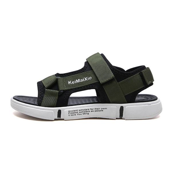 

sandals summer 2021 trend men's casual beach shoes, Black