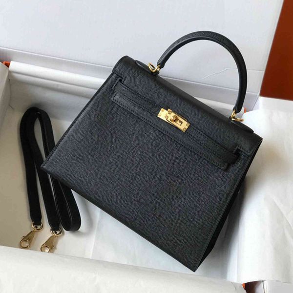 

amazing 2021 designer handbags bags luxury new fashion kely leather temperament women's palm grain cowhide medium one shoulder
