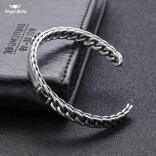 Einstellbare Offene Silber Farbe Buddha Armbänder Armreifen Mann Manschette Armband Frauen Kristall CZ Liebe Schmuck Geschenk für Mädchen