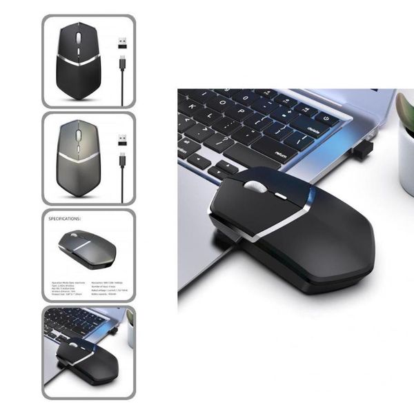

mice wireless mouse fashionable 2.4ghz type-c pc widely compatible quick response computer