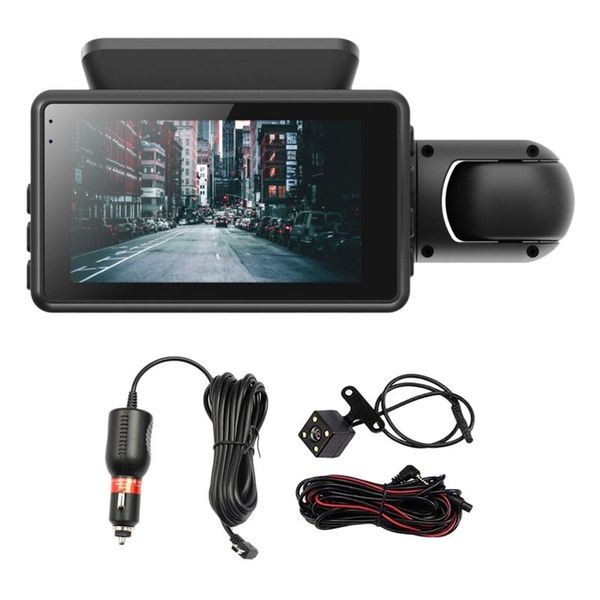 

car dvr camera lens fhd dash cam 1080p night vision parking monitoring driving recorder with backup dvrs