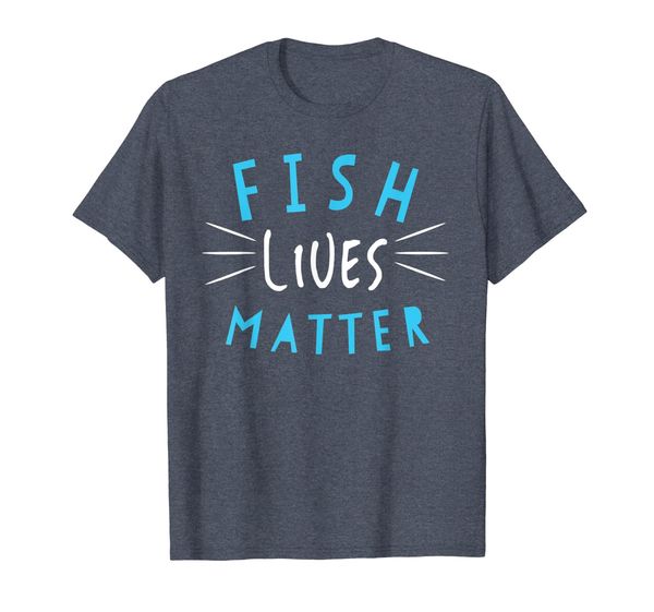 

fish lives matter shirt marine biologist saltwater aquarium, White;black