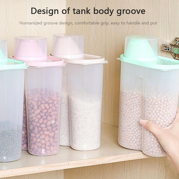 

storage bottles & jars rice bin bpa food containers cereal measuring cup airtight pantry container dispenser bottle