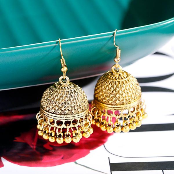 

dangle & chandelier beads gypsy bell earrings for women jewelry pendant pendientes stud girl aesthetic statement kolczyki, Silver