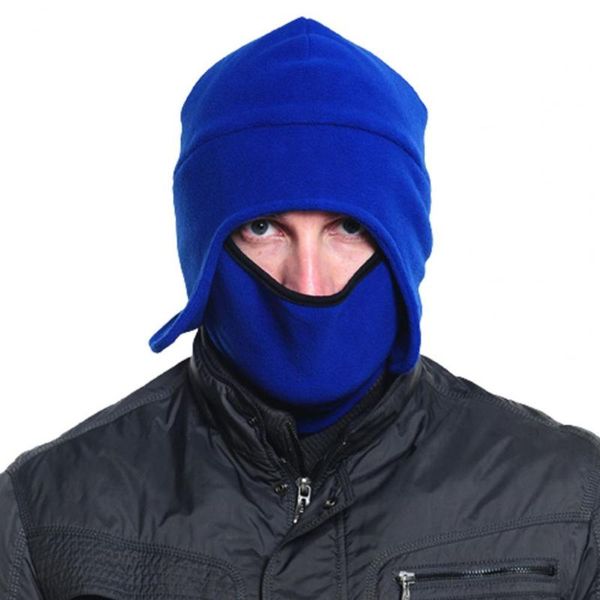 

wide brim hats 2021 winter knitted hat men women outdoor face cover knitting warm thick beanie cap cycling, Blue;gray