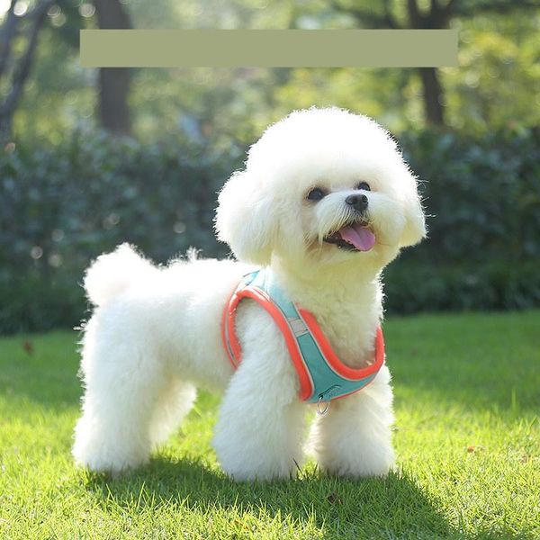 

dog collars & leashes reflective pet cat harnesses vest harness and leash set for chihuahua pug small medium chest strap walking lead
