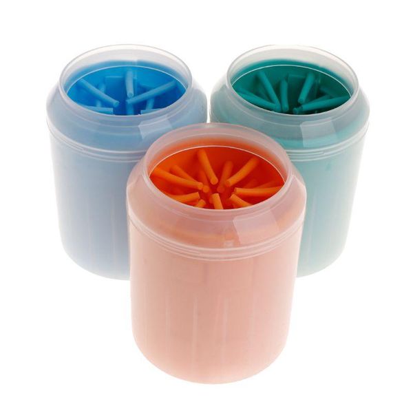 

dog apparel pet cleaner cleaning kit cup soft brush can foot cups washer puppy cat kitten washing devices dirty feet bristle