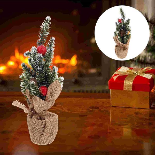 

christmas decorations 1pc bonsai xmas deskdecor party layout adornment home