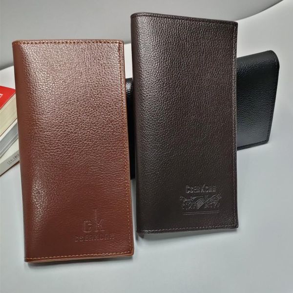 

korean version men's long hand wallet multi card pocket taobao head purse, White