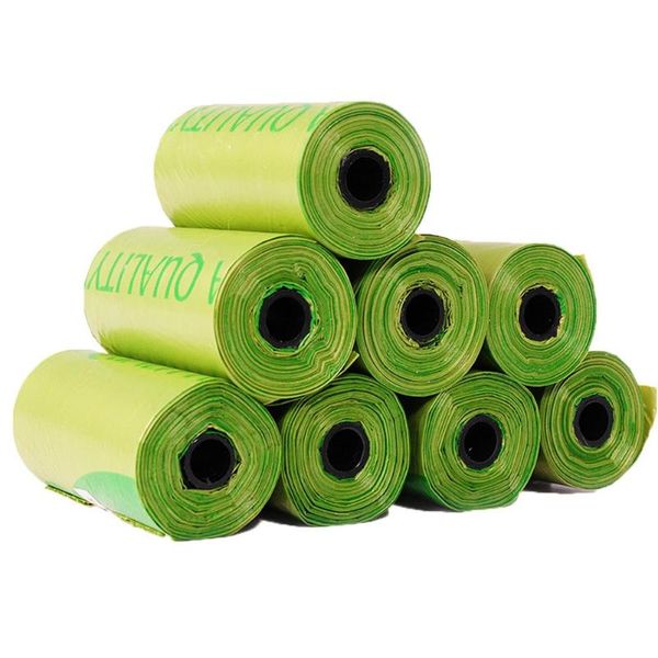 

pet supply degradable dog poop bags outdoor home clean refill garbage bag thick and strong for cat travel & outdoors