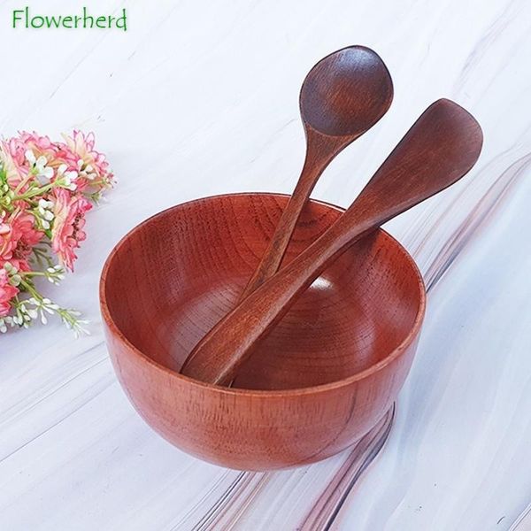 

bowls beauty salon tune chinese mask stick spoon three-piece wooden bowl set