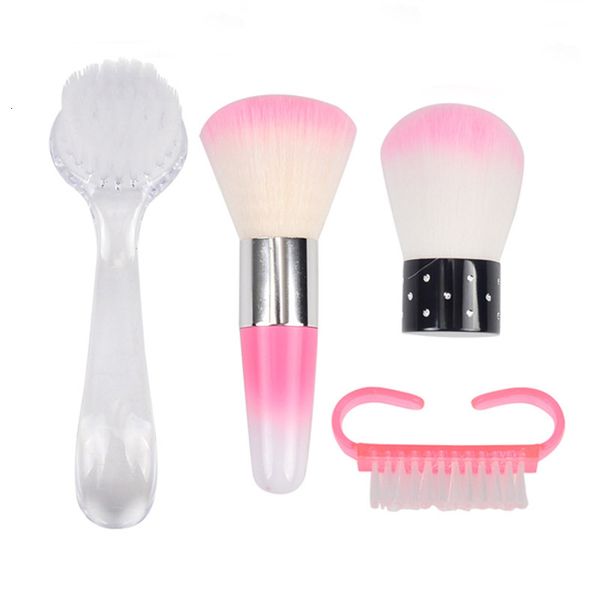 

tool polish nail cleaning long handle dust horn machine brush set
