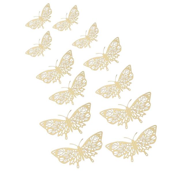 

wall stickers 12pcs butterflies ornament unique 3d decor
