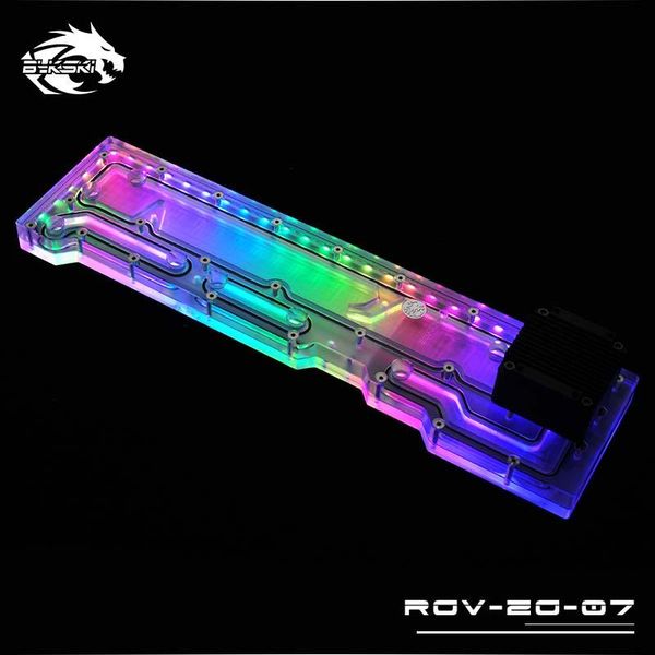 

fans & coolings bykski pc water cooling waterway plate channel integrated board for zeaginal 07 case,rbw(5v)/rgb(12v) building rgv-zg-07