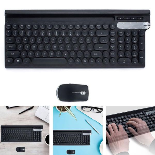 

keyboard mouse combos wireless gaming noise reduction rechargeable and for lapkeypad computer pc gamer mice
