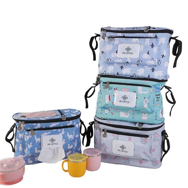 

multifunction baby stroller bag large capacity diaper bags outdoor travel hanging carriage mommy infant care organizer