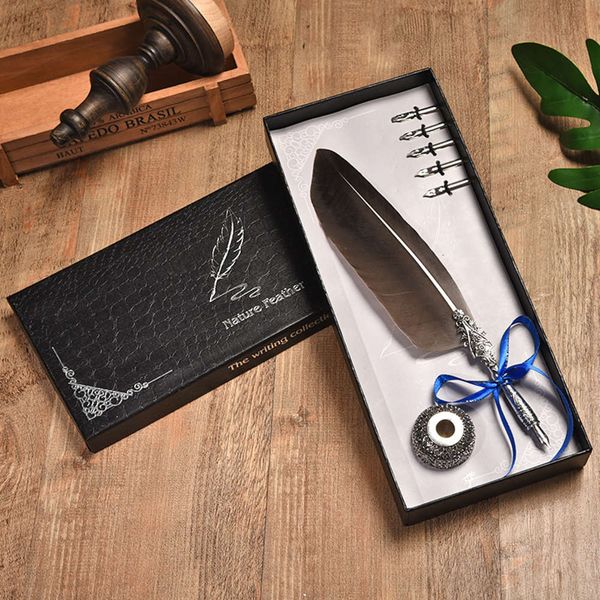

the pen harry potter business box european style feather dip teacher gift pen set