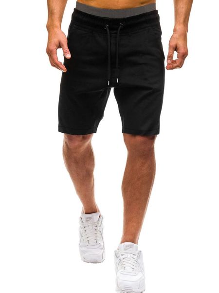 

men's shorts markyi 2021 solid drawstring mens plus size summer good quality cargo, White;black