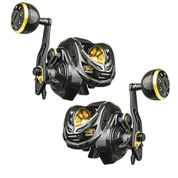 

baitcasting reels metal reel tdc carbon fiber body max drag 16kg 6.3:1 6+1bb single handle grip fishing saltwater
