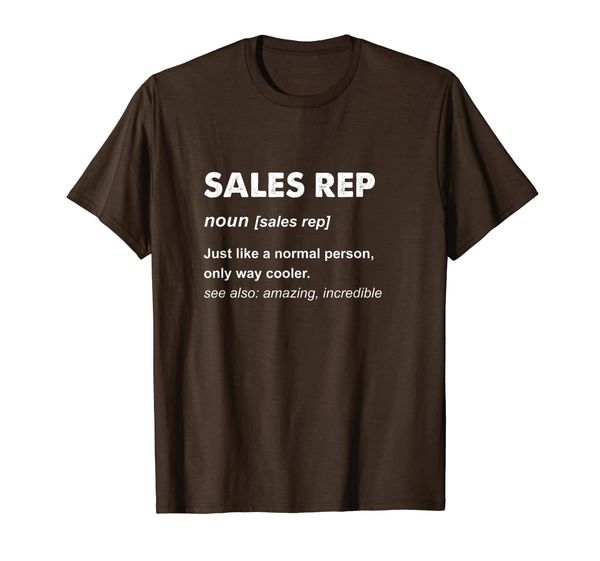 

sales rep gift t-shirt, White;black