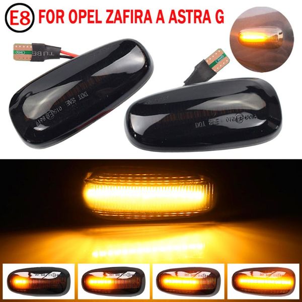 

2pcs led car light for astra g 1998-2009 turn signal lamp dynamic side marker blinker flowing lighting auto accessories emergency lights