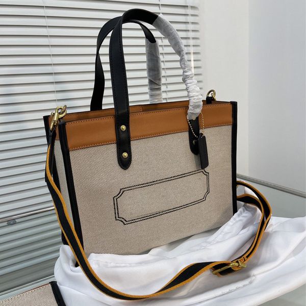 

c-bags fashion women handbags classic coated canvas shopping bag lady large capacity totes woman beach bags purses with strong handle