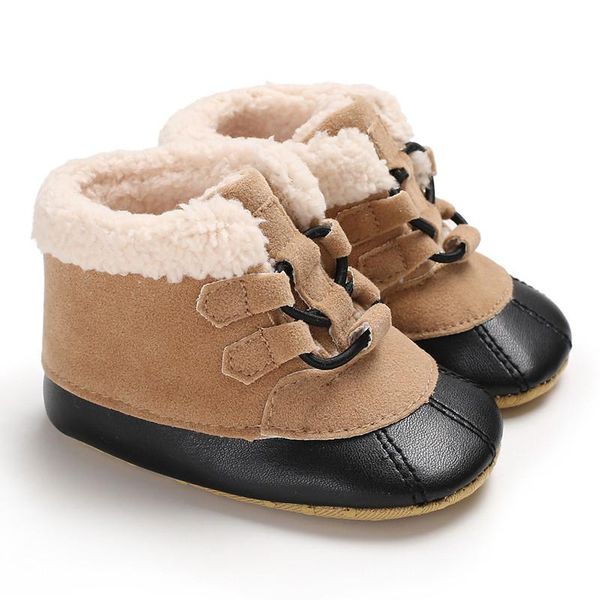 

first walkers kids toddler infant born baby boy girl winter fur snow boots warm shoes booties casual leopard little strappy