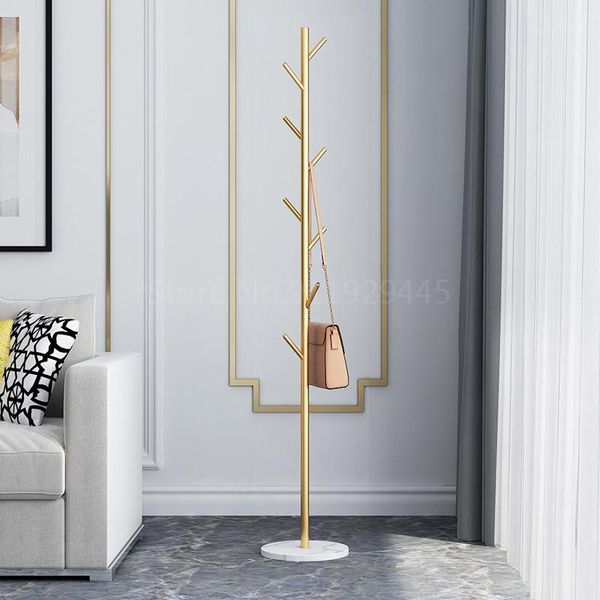

clothing & wardrobe storage household marble coat rack fashion light luxury metal hanger creative tree branch bedroom clothes h