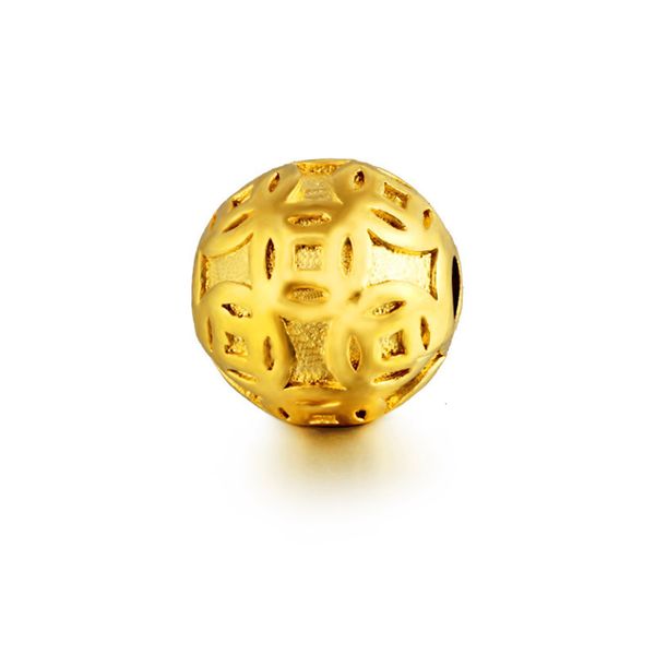 

3d hard gold electroforming process of imitation copper coin transfer beads, Black