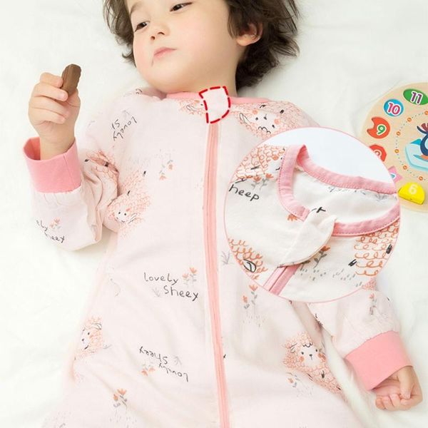 

pajamas 40jc baby sleeping bag detachable sleeve sleepwear summer breathable thin sleepsack swaddle blanket wrap dual zippers, Blue;red