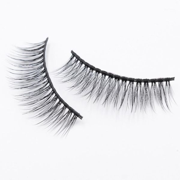

handmade reusable natural eyelashes false lashes makeup 3d-15 fake long extension eyelash1