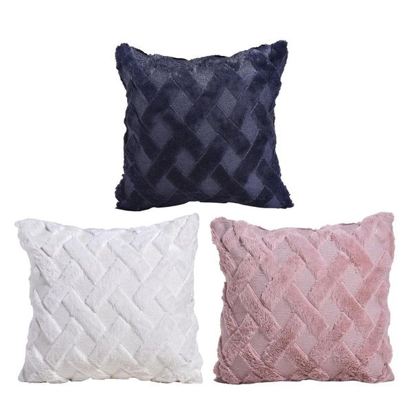 

2x soft velvet cushion cover home decorative sofa car throw pillow case